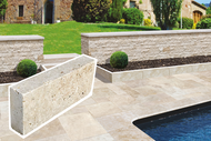 BORDURE CLASSIC TUMBLED 8 x 20 x 50 CM TRAVERTIN 1ER CHOIX BORDURE CLASSIC TUMBLED 8 x 20 x 50 CM TRAVERTIN 1ER CHOIX